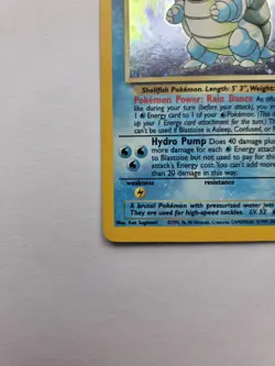 Blastoise 2/102 Base Set Holo Rare 1999 Pokemon TCG - Image 4