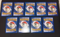9x Pokemon TCG Fossil Rare Non-Holo Cards - NM/LP - Gengar, Dragonite, Lapras - Image 2