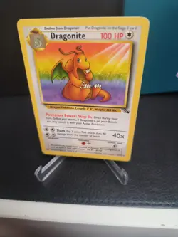 Pokemon TCG Dragonite 19/62 Base Set Fossil Non-Holo Card - Image 3