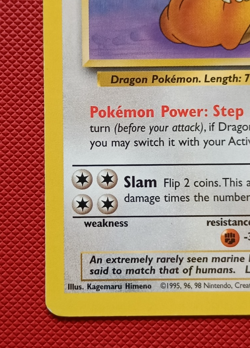 Pokemon TCG Dragonite 19/62 Fossil Regular Non Holo Rare Card LP - Image 5