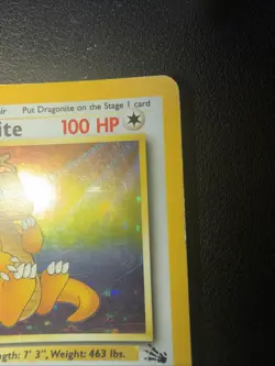 Pokemon TCG Dragonite 4/62 Fossil Unlimited Rare Holo Pokemon Card WOTC - Image 5