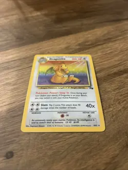 Pokemon TCG Dragonite Holo Card 4/62 Fossil Unlimited WOTC Rare - Image 3