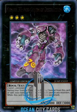 Yugioh Number 30 Acid Golemn JUMP-EN059 NM Ultra Rare Limited Edition - Image 1