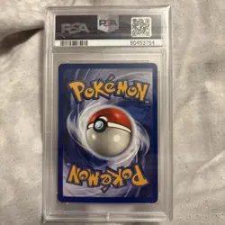 Pokemon TCG Dragonite Fossil Holo Unlimited Rare Card 4/62 Graded PSA 8 - Image 2