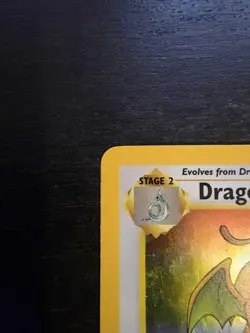 Pokemon TCG 1999 Fossil Dragonite Holo Rare 4/62 MP Vintage - Image 3