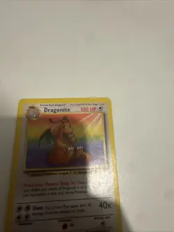 Pokemon TCG Dragonite 19/62 Fossil Rare Non-Holo Card WOTC - Image 3