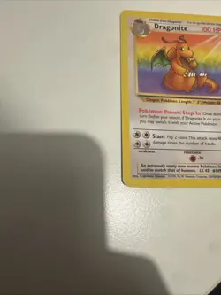 Pokemon TCG Dragonite 19/62 Fossil Rare Non-Holo Card WOTC - Image 5