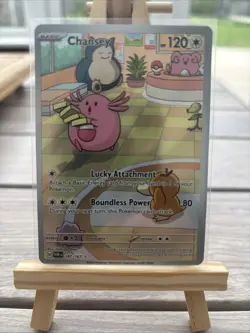 Chansey 187/167 Twilight Masquerade Illustration Rare Pokemon Card - Image 1