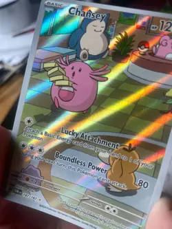 Chansey - 187/167 - Twilight Masquerade - Pokemon Illustration Rare NM IR TCG - Image 4