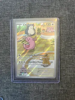Chansey - 187/167 - Twilight Masquerade - Pokemon Illustration Rare NM IR TCG - Image 1