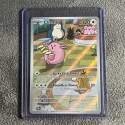 Chansey - 187/167 - Twilight Masquerade - Pokemon Illustration Rare NM IR TCG - Image 1