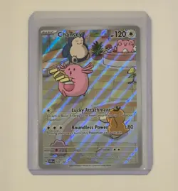 Chansey 187/167 Pokemon SV: Twilight Masquerade Illustration Rare S&V - Image 2