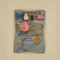 Chansey 187/167 Pokemon SV: Twilight Masquerade Illustration Rare S&V - Image 3