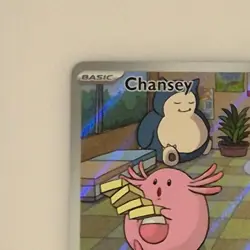 Chansey 187/167 Pokemon SV: Twilight Masquerade Illustration Rare S&V - Image 4