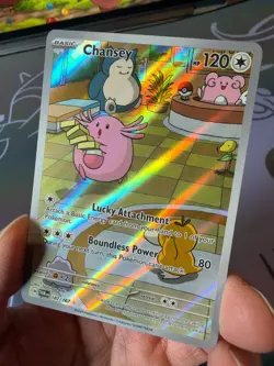 Chansey - 187/167 - Twilight Masquerade - Pokemon Illustration Rare NM IR TCG #2 - Image 4