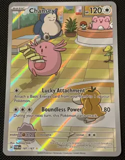 Pokemon TCG Chansey S&V Twilight Masquerade 187/167 Illustration Rare FAST🚚✅ - Image 1