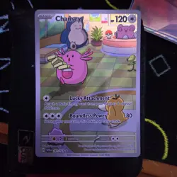 💥Chansey 187/167 Illustration Rare Twilight Masquerade - Pokemon Card TCG - Image 1