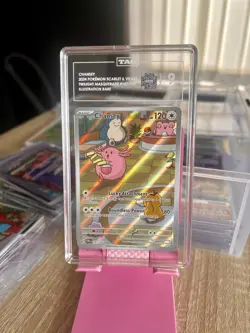 Chansey Twilight Masquerade #187/167 Illustration Rare Pokemon TAG 9 MINT 2024 - Image 1