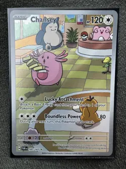 2024 Pokemon Twilight Masquerade Chansey #187/167 Illustration Rare - Image 1