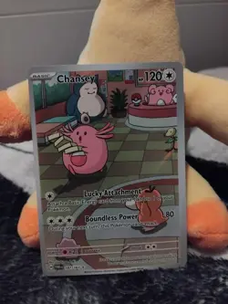 Chansey 187/167 Twilight Masquerade Illustration Rare Pokemon Card - Image 1