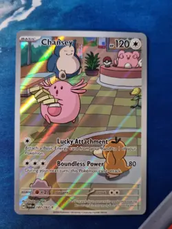Pokemon TCG Chansey TWM 187/167 S&V - Twilight Masquerade Illustration Rare NM - Image 1