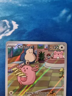 Pokemon TCG Chansey TWM 187/167 S&V - Twilight Masquerade Illustration Rare NM - Image 3