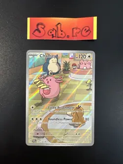 MINT/NM Chansey Illustration Rare SV Twilight Masquerade 187/167 Pokemon Card - Image 1