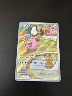 Pokemon TCG Chansey 187/167 Sv06 Twilight Masquerade Illustration Rare Holo - Image 1