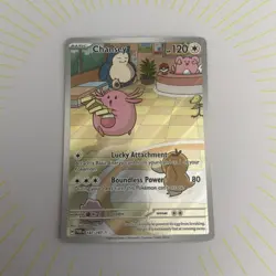 Pokemon TCG: Chansey 187/167 Illustration Rare Twilight Masquerade Mint - Image 1