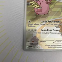 Pokemon TCG: Chansey 187/167 Illustration Rare Twilight Masquerade Mint - Image 4