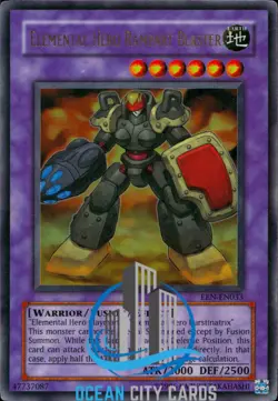 Yugioh EEN-EN033 Elemental Hero Rampart Blaster Ultra Rare Mod Play - Image 1