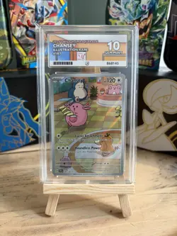 Chansey 187/167 Twilight Masquerade Illustration Rare Pokemon TCG Ace 10 - Image 1