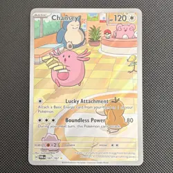 Pokemon TCG Chansey 187/167 Sv06 Twilight Masquerade Illustration Rare Holo - Image 1
