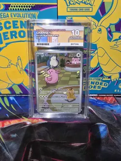 Chansey 187/167 Twilight Masquerade Illustration Rare Pokemon TCG Ace 10 - Image 1
