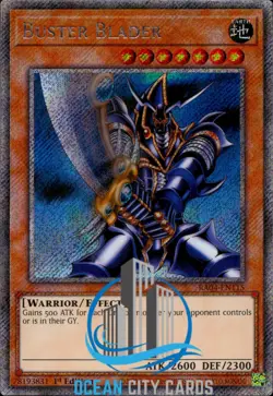 Yugioh RA04-EN115 Buster Blader Platinum Secret Rare 1st Edition - Image 3