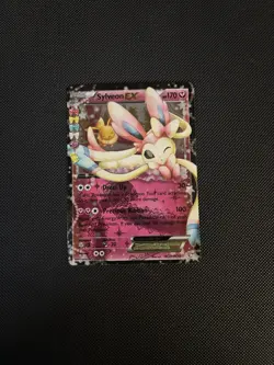 Pokemon Sylveon EX Full Art Ultra Rare Holo Card RC21/RC32 Generations 170 HP - Image 1