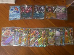 37x Chinese Pokemon TCG EX mixed card lot assorted sets - Image 1
