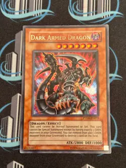 Yugioh Dark Armed Dragon PTDN-EN019 Secret Rare MP - Image 3
