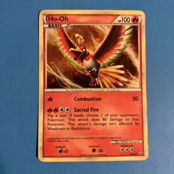 Ho-Oh HGSS01 - Heartgold Soulsilver Black Star Promo Pokemon TCG Card - Image 1