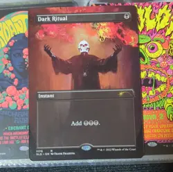 Magic: The Gathering Dark Ritual Secret Lair Drop Rare Frank Frazetta Card - Image 1