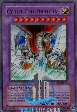 Yugioh Cyber End Dragon CRV-EN036 Ultra Rare LP+ - Image 1