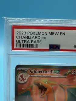 Pokemon TCG Charizard EX Scarlet & Violet Holo Ultra Rare Card 183/165 PSA 10 GM - Image 2