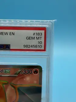Pokemon TCG Charizard EX Scarlet & Violet Holo Ultra Rare Card 183/165 PSA 10 GM - Image 3