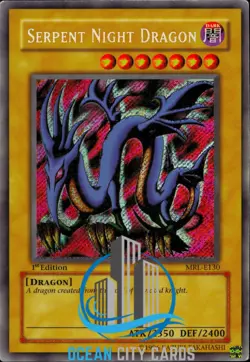 Yugioh Serpent Night Dragon MRL - E130 1st Edition LP - Image 1