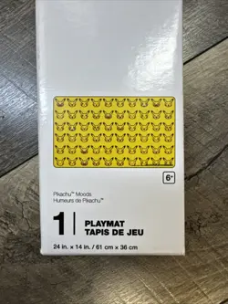 New Pokemon Center Exclusive TCG Pikachu Moods Playmat Mad Sad Sleepy Emoji - Image 2