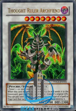 Yugioh Thought Ruler Archfiend Ultra TDGS-EN044 MP - Image 1