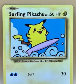 Surfing Pikachu 111/108 – XY Evolutions (Secret Rare) - LP+ - 2016 Pokemon TCG - Image 2