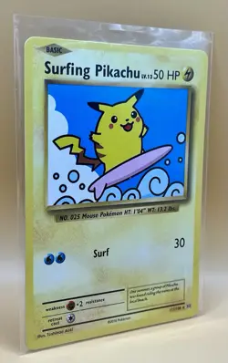 Surfing Pikachu 111/108 – XY Evolutions (Secret Rare) - LP+ - 2016 Pokemon TCG - Image 5