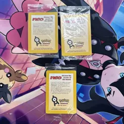 2001 WOTC POKEMON MOVIE ENTEI #34 BLACK STAR PROMO REVERSE HOLO LOT OF 3 SEALED - Image 2