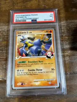 POKEMON 2010 World Championships Luxchomp Spirit LUCARIO GL #8 PSA 7 RARE - Image 1